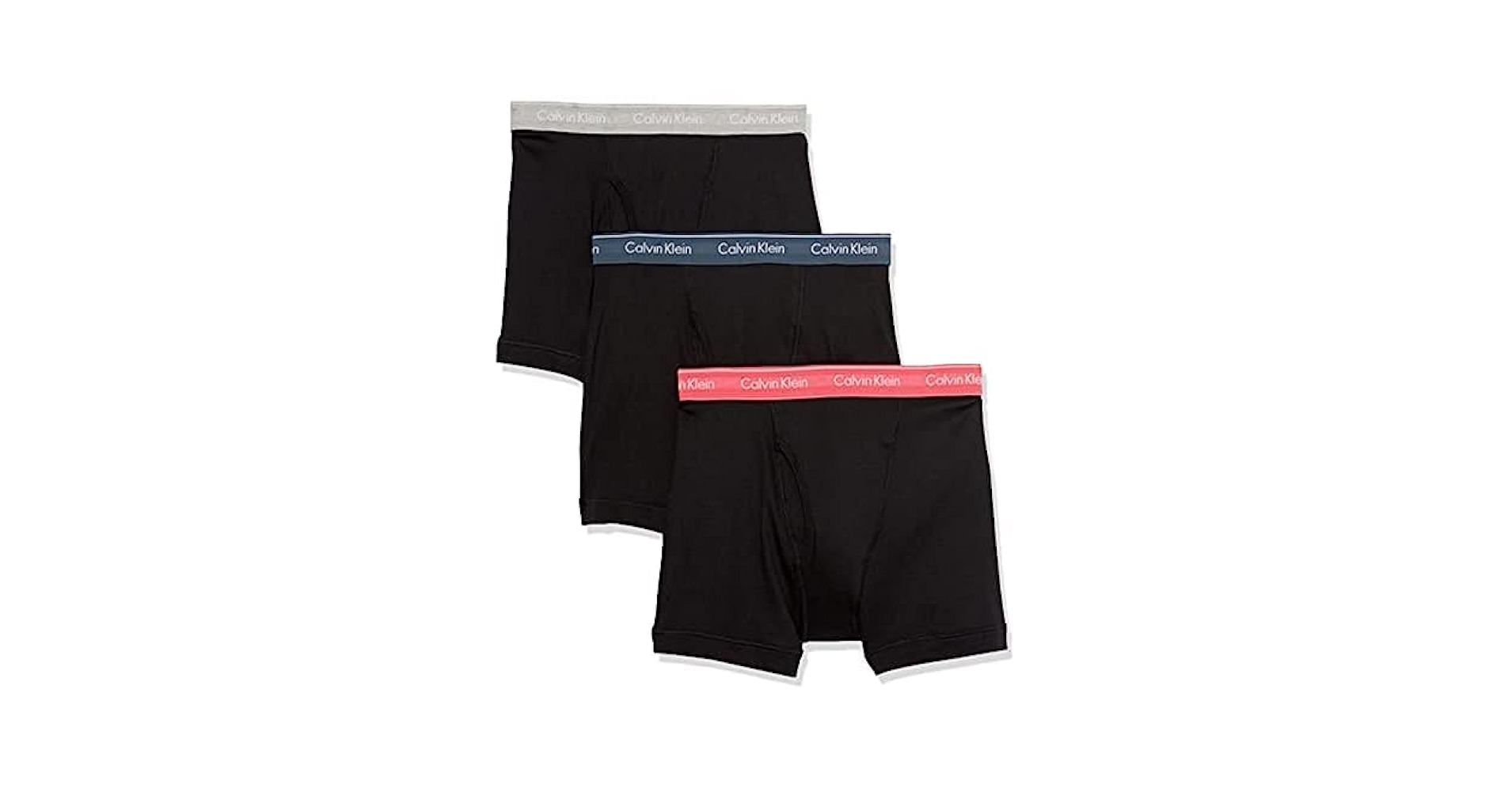 Calvin Klein Men's Cotton Classics 3-pack Boxer Brief, Black