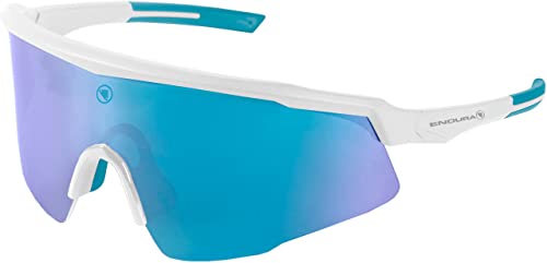 Lunettes de cyclisme Endura Shumba blanches pour éliminer la fatigue visuelle