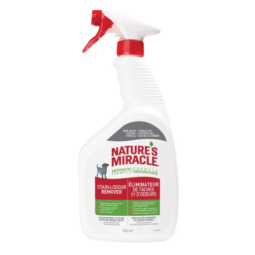 Nature's Miracle - Nature’s Miracle Stain And Odour Remover For Dogs 32 Ounces, Spray, Odour Control Formula