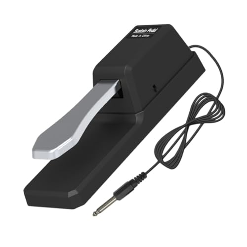 VICASKY Sustain Foot Pedal for Piano Pedal for Electric Piano Durable Metal Construction Easy to Use