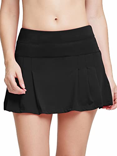 Tennis Skirt Womens Athletic Skort Y2K Mini Skirt Womens Pleated Skirt Girls Skater Skirt Golf Skorts Skirts for Women Black Skirt