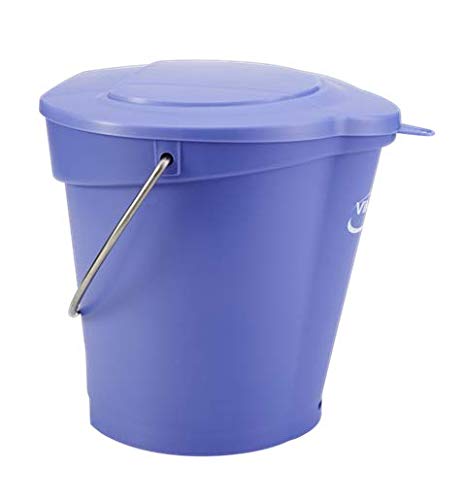 Vikan, Purple Pail,1.5 gal,PP/SS, 5688