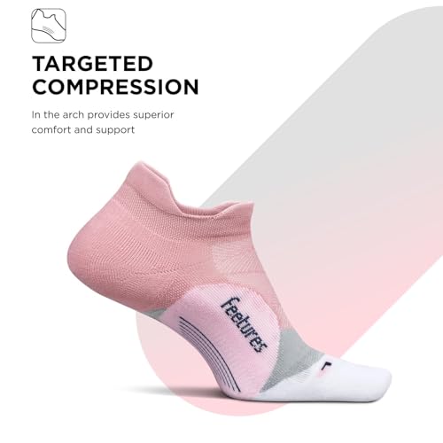 Image of Feetures Elite Light Cushion No Show Tab Sock Wave