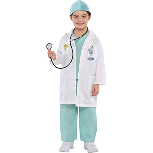 set high (PKT) (999659) Child Doctor Costume (4-6yr) - by amscan