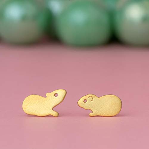 hamster earrings