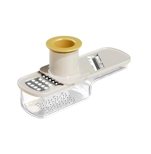 Cortador y triturador de ajo multifunción 4 en 1 blanco miniatura 1