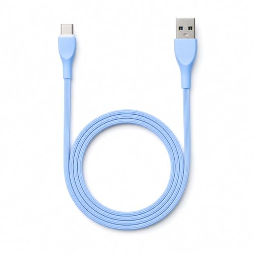Treziya USB Type-C to Lightning Fast Charging & Data Sync Cable with 180° Rotating Metal Connector, LED Indicator, Compatible with iPhone, iPad & USB-C Chargers, Orange, 1 Meter