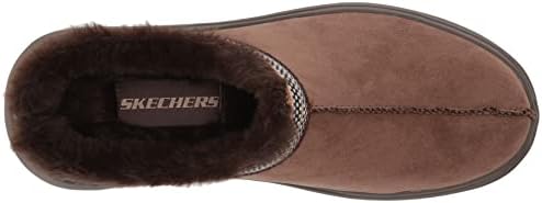 Skechers USA Men's Men's Proven Slipper, Choc, 7 | Image 4