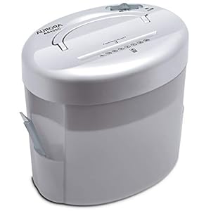 Aurora AS420C Desktop-Style Cross-Cut Paper Shredder, 4-Sheet Crosscut Desktop