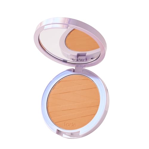 Image of tarte face tape pressed powder - Medium-Coverage Waterproof Powder with Hyaluronic Acid, Snow Mushroom & Peptides to Smooth & Set Makeup, Lightweight, Vegan & Cruelty Free