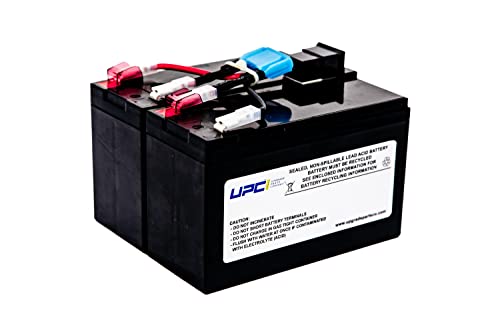 RBC48-UPC Replacement Battery for APC DLA750, SMT750, SMT750C, SMT750I, SMT750IC, SMT750TW, SMT750US, SUA750, SUA750I, SUA750ICH, SUA750ICH-45, SUA750IX38, SUA750TW