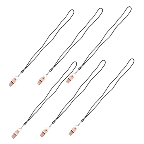 Silbatos de árbitro Toddmomy 6 piezas acero inoxidable impermeables miniatura 1