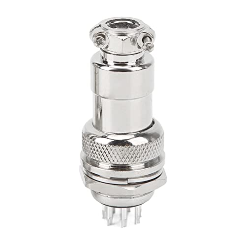 Conector Panel Macho Hembra 8 Pines 20mm Aviation miniatura 2