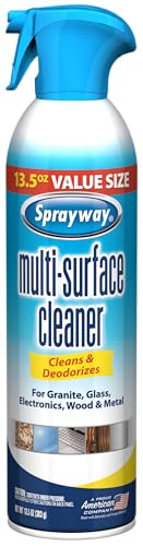 Image of Sprayway Multi-Purpose Cleaner, Cleans & Deodorizes, For Granite, Glass, Wood, and Metal, 13.5 Oz
