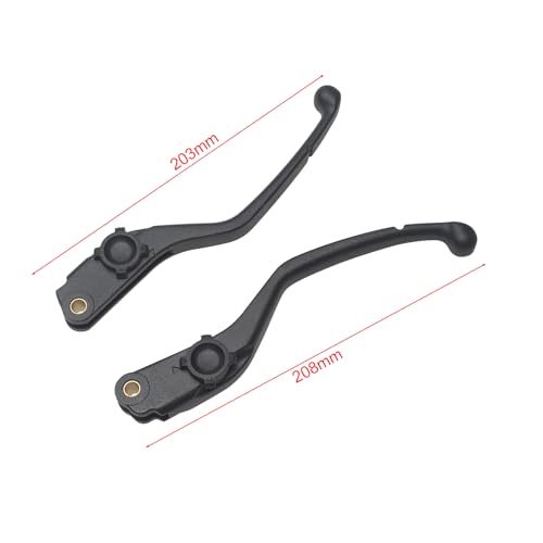 GIDIBII 1 Paar Motorrad Bremshebel Motorrad Kupplungshebel CNC Aluminium Bremshebel Motorrad Kompatibel mit BMW R1200GS R1200RS R1250GS Adventure K1600 R Bagger K1600 GTL Nine T Serie(Schwarz-2)