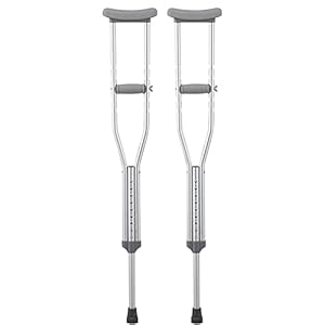 Generisch ErgoFlex Aluminium Krücken 1 Paar