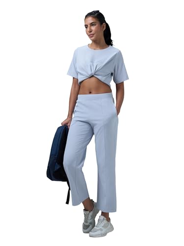 Image of TECHNOSPORT Women'S Relaxed Fit Solid Co-Ord Set for Casual Wear, Travel Wear, Lounge Wear