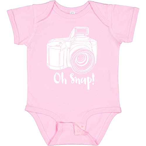 inktastic Camera Oh Snap Baby Bodysuit