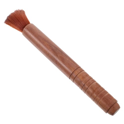 HAPINARY Pot Brush Natural Solid Wood and Bristle Cleansing Brush Match Tea Tools