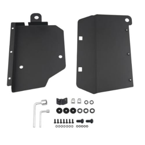 Opatiny Underbody Cavity Shield Cover for Ford for Maverick 2022-2025, Rear Left Side Wheel Well Protection, Aluminum Alloy, Black, 1 Pack