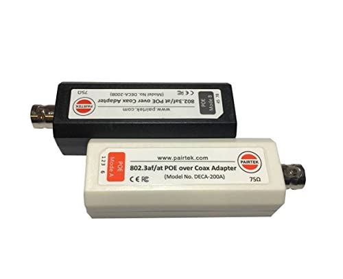 Image of POE Ethernet-Over-Coax Adapter Kit (DECA-200) - Twin Pack - by Dualcomm /PAIRTEK