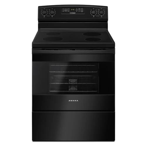 Image of Amana 30 in. 4.8 cu. ft. Electric Range in Black