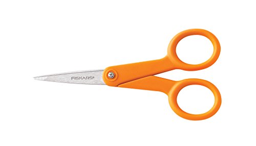 Tesoura Fiskars 94817797 de ponta micro, 12,7 cm, laranja, Laranja, 4.9 inches long, 1