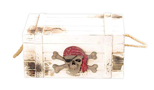 Caisse de pirate SESCO boîte de rangement coffre au trésor bois