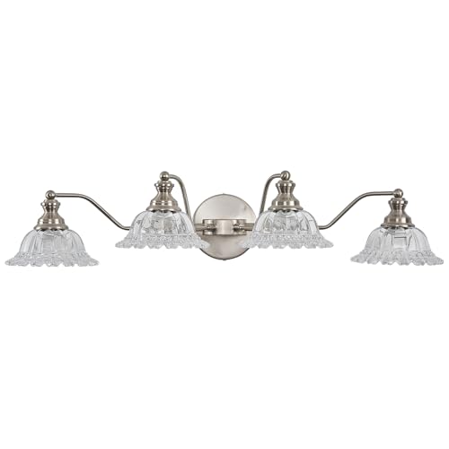 Image of XIEDUN Brushed Nickel 4 Light Vanity Light