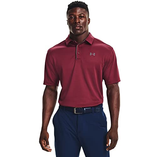 Image of Under Armour Men's Polyester Solid Tech Polo | T-Shirt | 1290140-001
