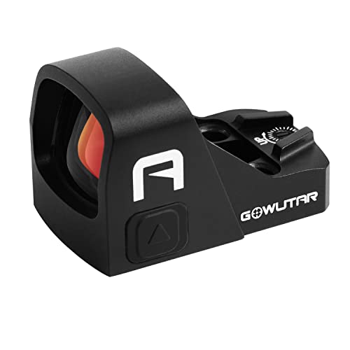 Gowutar A17 Shake Awake Rmsc Micro Red Dot Sight 2 Moa Compact Reflex Sight 1X17Mm Rifle Scope With Picatinny Mount (Red Dot) #TOP2
