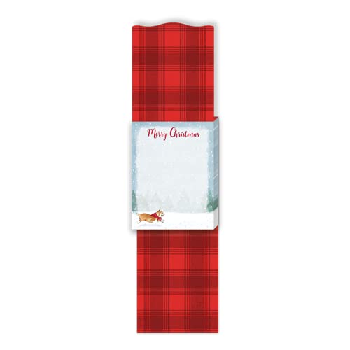 Image of Punch Studio Snow Dog Christmas Pocket Notepad (46772)