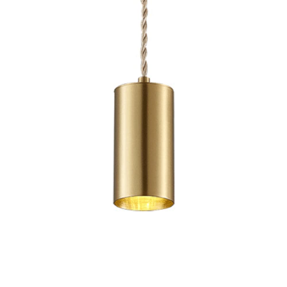 Luces colgantes industriales de cobre para decoración de interiores y salones modernos