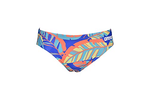 ARENA Men’s Tropical Swim Brief Chlorine Resistant Quick Dry Training & Racing Suit for Competitive Swimmers3