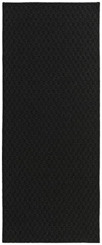 Garland Rug Town Square Rug, 2-Feet by 5-Feet, Black