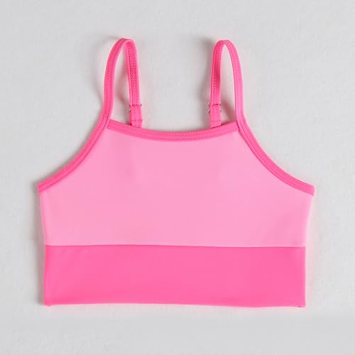 Image of Little Girl Swimsuit Casual Swimwear Kids Two Piece Color Block Bathing Suits Beach Bikini Set 3-12Years