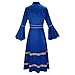 CIYASHEH Women's Clergy Dress Church Robes Long Sleeves Pastor Preaching Choir Robe Halloween Cosplay Outfits Costume