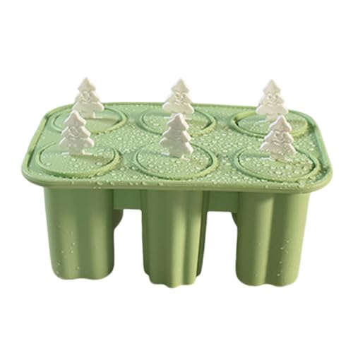 Moldes flexibles y eficientes para hacer paletas de hielo, aptos para lavavajillas, para cocinas pequeñas, moldes de silicona para cubitos de hielo