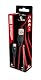 EgoGear - SCH10 USB-C 3m geflochtenes Ladekabel Rot, Schwarz für Switch, Switch Lite, Switch OLED, PS5, Xbox Serie X|S