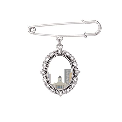 Broche Canada monuments pour fermer un châle avec style ou ajuster le col d'une chemise