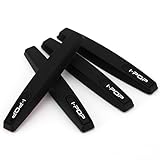 QUALIFT Car Door Edge Guard - Soft Silicone Durable, Shock-Absorbent Accessories for 4-Wheeler Exterior, Sleek & Stylish Car Door Protector, Material for Enhanced Bumper Protection (Black)