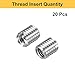 HARFINGTON 20pcs Thread Repair Inserts M8 x 1.25 Male to M6 x 1 Female Thread 10mm Long Stainless Steel Reducing Nuts Metric Self Tapping Sleeves Threaded Reducer Industrial Fasteners