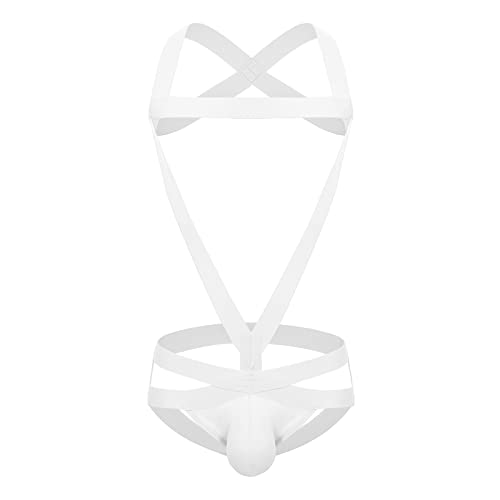 Men's Full Body Harness Stretchy Jockstrap Belt Strappy Elastic Lingerie Bandage Suspender Bodysuit Clubwear for Sex2