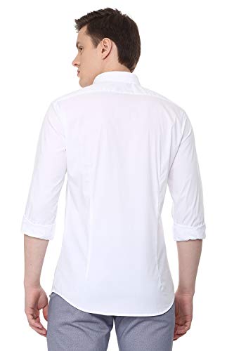 Image of Van Heusen Men's Solid Slim Fit Casual Shirt