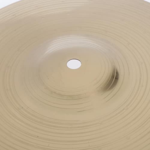 Generic 2Pack of Brass Crash Cymbal Hi Hat Cymbals for Drum Set 10inch