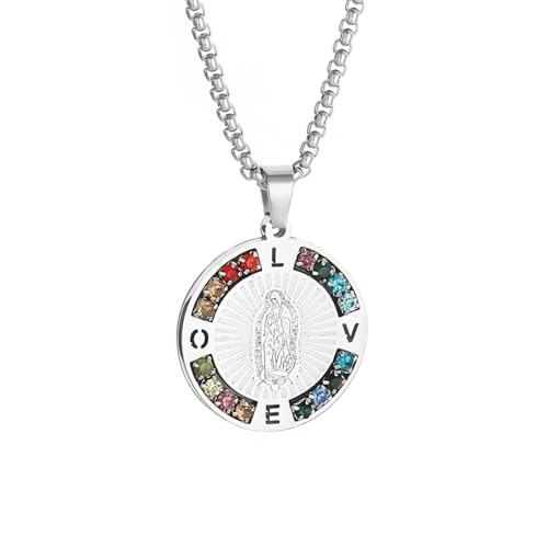 Collier homme acier inoxydable : fini les bijoux qui noircissent, médaille zircon
