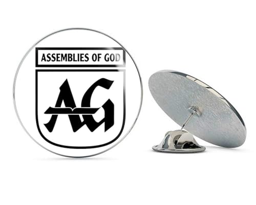 Religious Christian Assemblies of God Metal 0.75" Lapel Hat Pin Tie Tack Pinback2