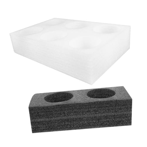 SOLUSTRE Coaster Beverage Carrier Trays Takeout Cup Holder Safe Reusable for Takeout Home