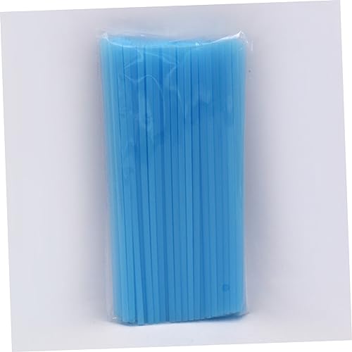 200 pitillos desechables azules claros para beber miniatura 4