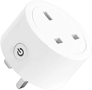 NOEWI Smart Plug, 16A WiFi Outlet Compatible with Alexa, Google Home, Smart Socket Wireless Remote Control Timer Plug SwitchEnergy Monitoring, No Hub Required (1 Pack)